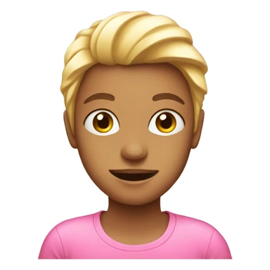 Shopping pink sticker