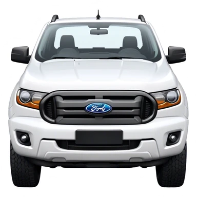 Ford Ranger - Ford (Model Year: 2022) (Iconic colour: White) sticker