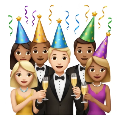 holiday New year vibe sticker