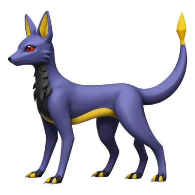 Heliolisk-Lombax-Sergal-Umbreon-Cyclizar-Genesect-Pokémon, full body sticker