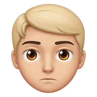 Suspicious look sticker