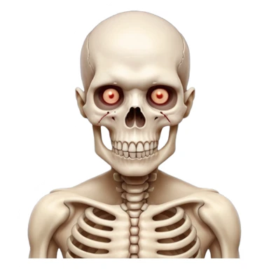 laboratory mutant portrait, head and shoulders only, exposed rib bones, damaged skin, horror experiment look, dramatic lighting, 3D cartoon, mobile game icon style, clean background, no text, no watermark

 sticker
