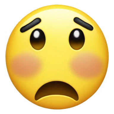 smiley with sad fac sticker