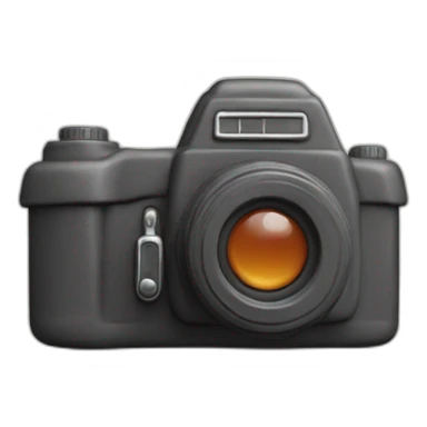 Plasticine slr film camera sticker