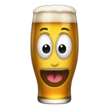 Gouloum qui boit de la bière sticker