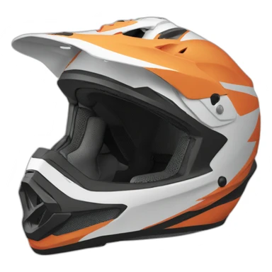 Motocross helmet sticker