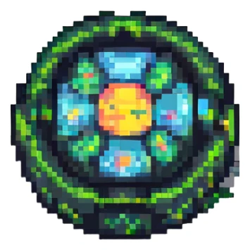 investment pixel art style sticker