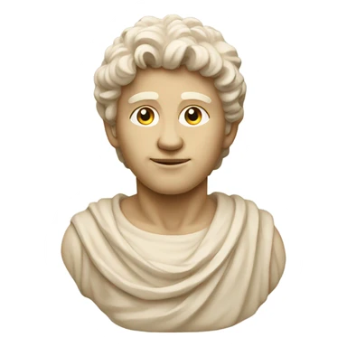 beige statue of david sticker