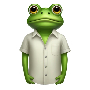 frog with shirt that says sarah sticker