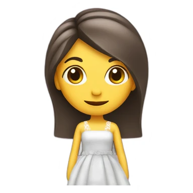 A fork in a dress sticker