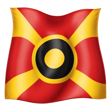 Aboriginal flag sticker