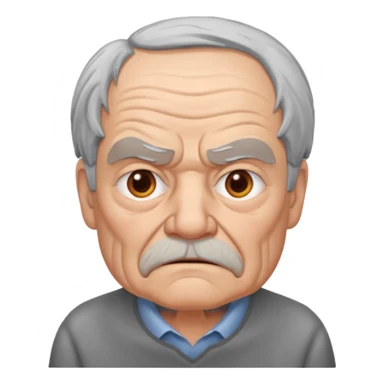 Grumpy old man sticker