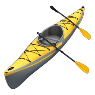 Kayak transparente sticker