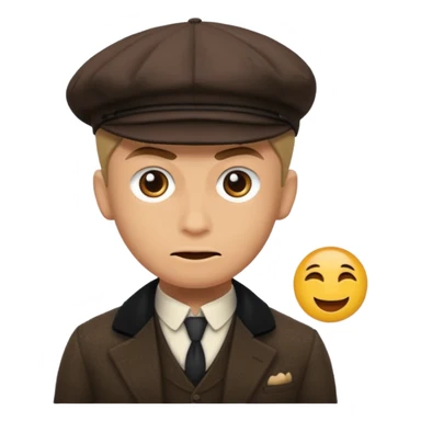Make emoji on Peaky blinders with Hindi words on meme sticker