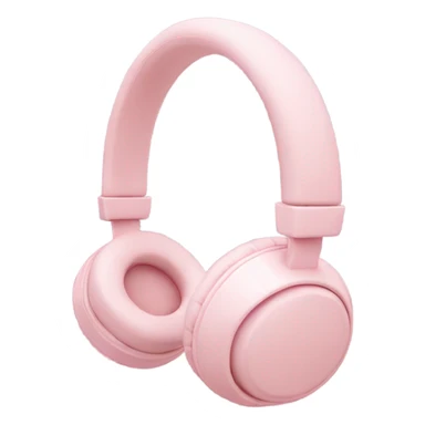 pastel pink headphone sticker