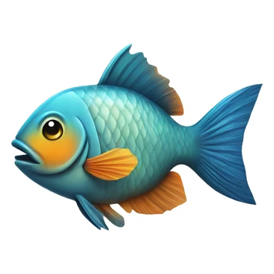 fish playing cards sticker