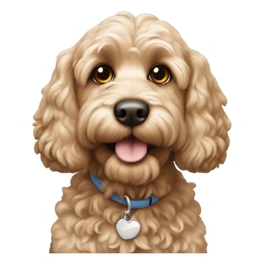 Cockapoo dog sticker