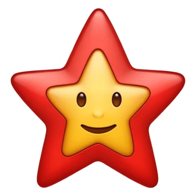 music album with a star, emoji style, apple look sticker