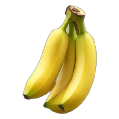 Banana heart sticker