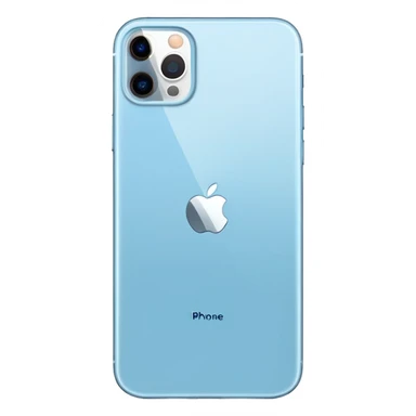 Simple Light blue iPhone 16 pro sticker