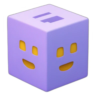 3D CUBE sticker