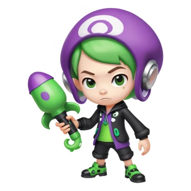 Splatoon inkling boy sticker