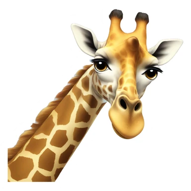 a giraffe taking a selfie  sticker