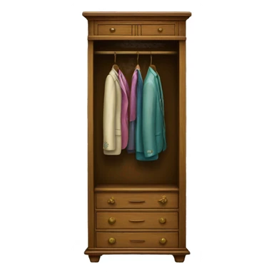 vintage wardrobe sticker