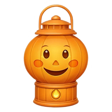 Cute Lantern Laughing sticker