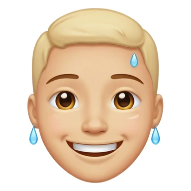 a happy cry  sticker