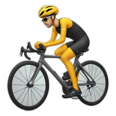 cycling in music club sticker