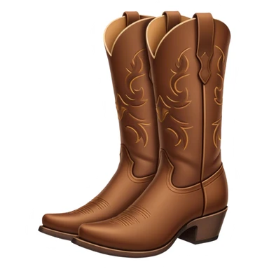 Cowboy boots sticker