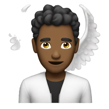 Fusion of angel and devil sticker