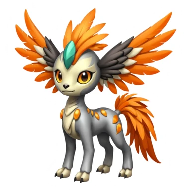 Meloetta-Wargreymon-Trico-Pokémon-Digimon-Fakémon-fusion-hybrid-creature sticker