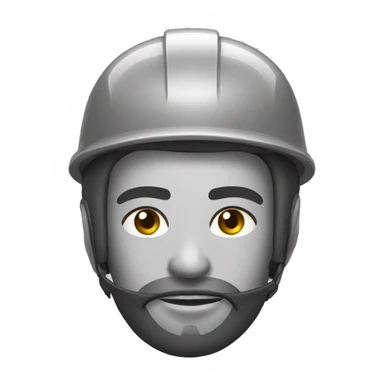 Trabalhador com capacete sticker