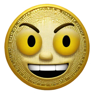 Smiley with Bitcoin Eyes sticker