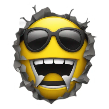 danger yellow symbol sticker