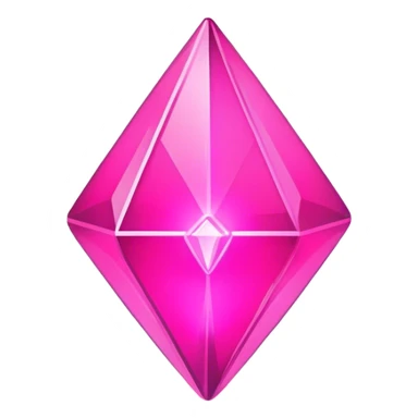 neon pink glowing plumbob sticker