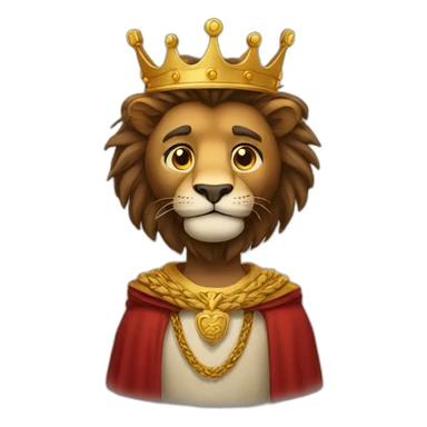 King of lion sticker