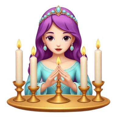 Spiritual rituals & spells aesthetic coquette sticker