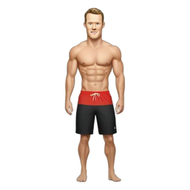 Jonathan Toews as a beach body sticker