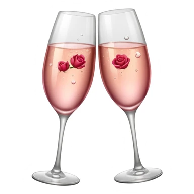 copas brindis rosa sticker