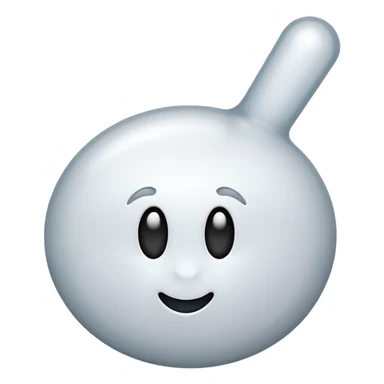 White tick marking  sticker