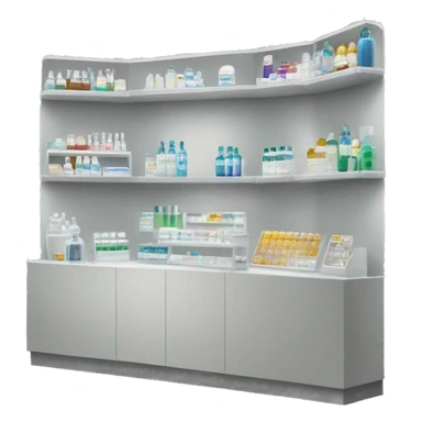 Muebles de exhibición para farmacias sticker