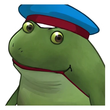 Duplex house with blue siding and maroon trim sticker