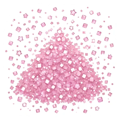 light pink sparkles sticker