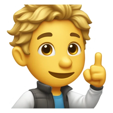 Créame un sticker de una persona haciendo el dab sticker