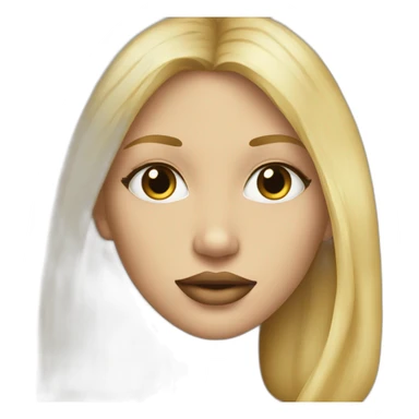 thin-girl-blonde-hair-tinny-lips sticker