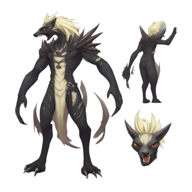 Cool Edgy Vernid species by LiLaiRa full body sticker