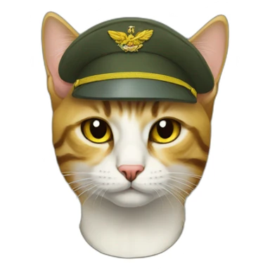 ukranian military cat sticker